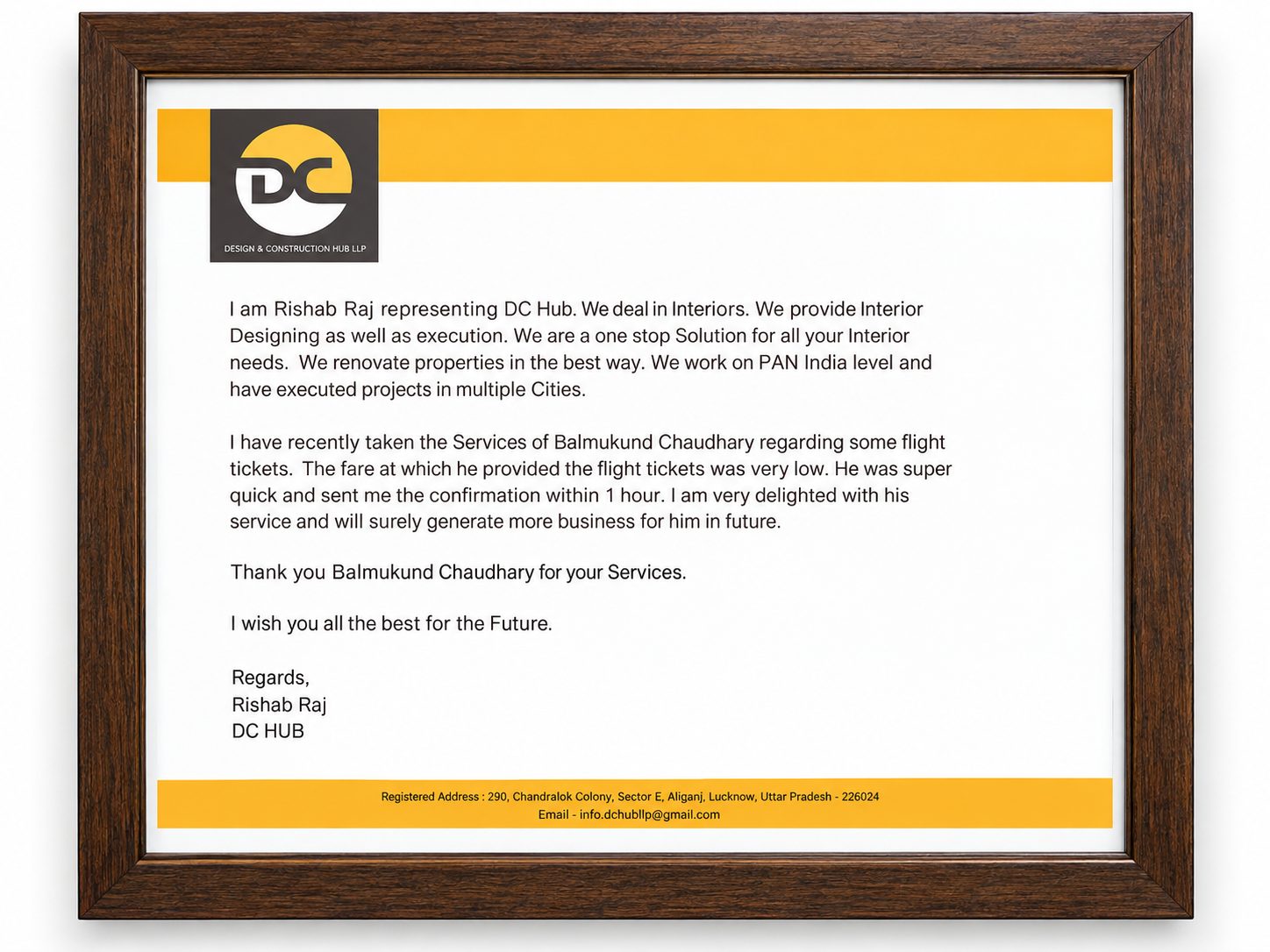 DESIGN & CONSTRUCTION HUB LLP